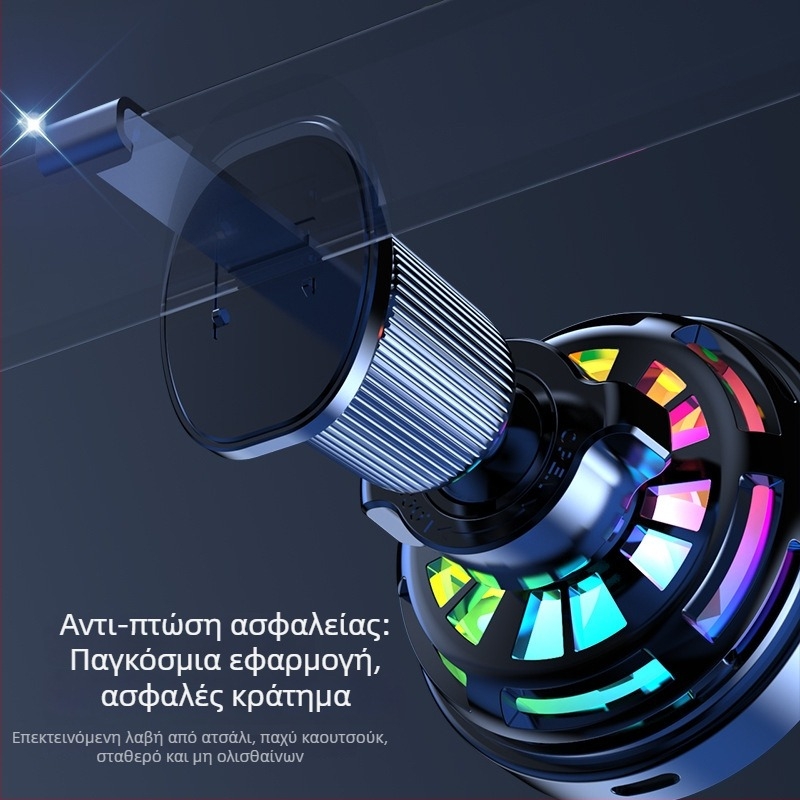 Θήκη τηλεφώνου για αεραγωγό με πλοήγηση, Ασύρματη φόρτιση, 15W, καθολικό για αυτοκίνητο, στήριξη με βεντούζα, μινιμαλιστικός σχεδιασμός