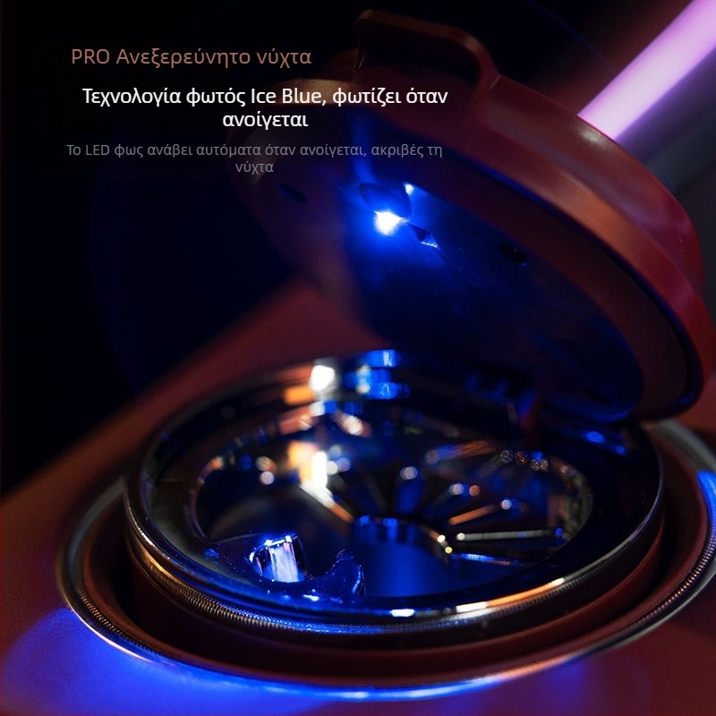 Τασάκι αυτοκινήτου – πολυλειτουργικό, πλαστικό ανθεκτικό στη φλόγα, μάρκα Dianbin, μοντέλο 'Ask the World Ashtray'