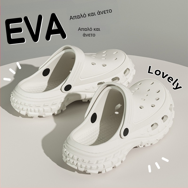 Ανδρικά σανδάλια – EVA επάνω μέρος και σόλα, κλειστή μύτη, αναπνεύοντα, αδιάβροχα, αντιολισθητικά, στυλ Leisure/Baotou, Άνοιξη 2025.