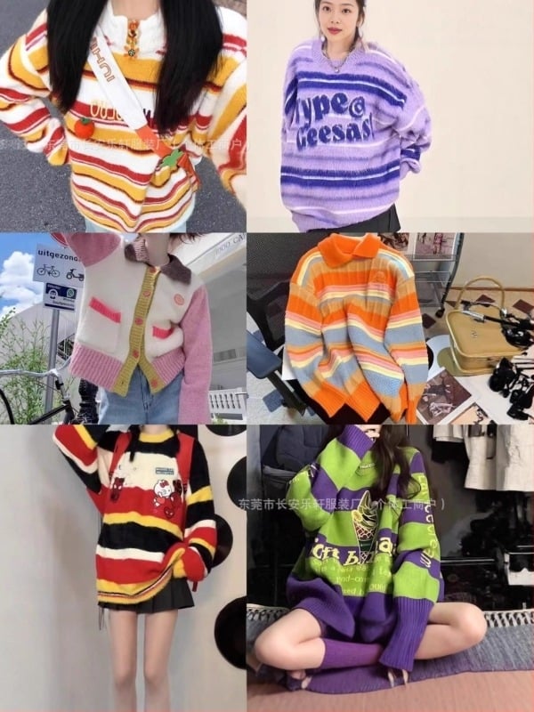 Γυναικείος πλεκτός πουλόβερ με κουκούλα, χαλαρή γραμμή, υπέρ παχύ ύφασμα από μείξη μαλλιού-βαμβακιού-πολυεστέρα, φθινόπωρο 2023