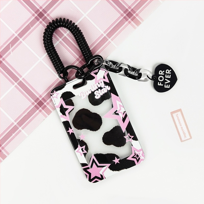 Ακρυλική θήκη καρτών, στυλ ins wind, μάρκα Blue bean