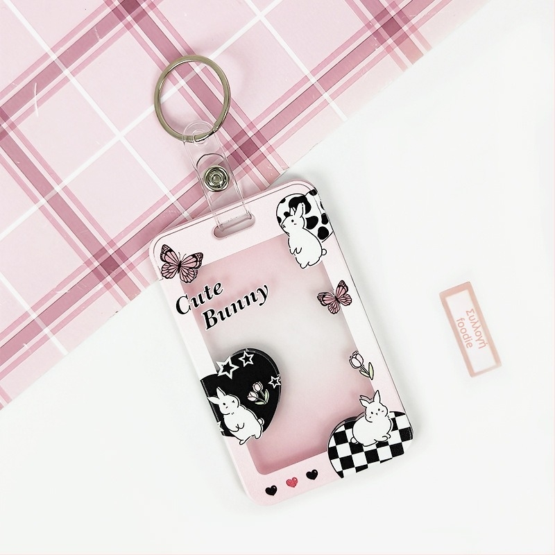 Ακρυλική θήκη καρτών, στυλ ins wind, μάρκα Blue bean