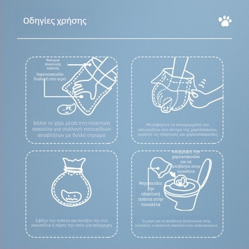 Μίας χρήσης σακούλες σκύλου με διπλό παχύ στρώμα, φορητές για εξωτερικές βόλτες