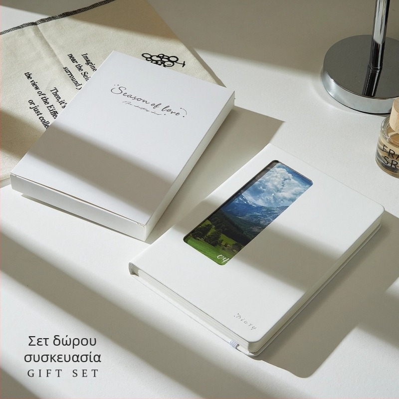 Notebook με PU κάλυμμα, διαχωριζόμενα φύλλα, Dowling χαρτί 100 g/m², 200–300 σελίδες, στυλ επιχειρηματικό γραφείο