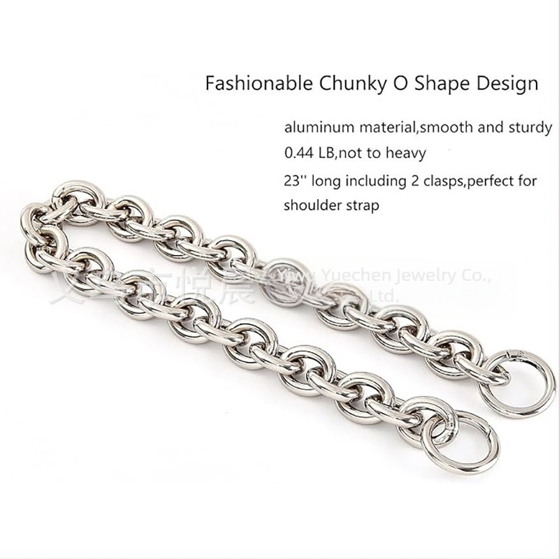 Λουρί ώμου με αλυσίδα για τσάντες – Αποσπώμενο, Εκτεινόμενο, Αλουμίνιο, Ηλεκτροπλατιωμένο