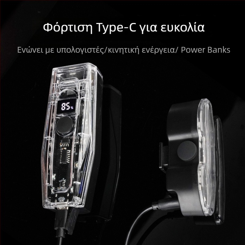 BL LCD Ψηφιακή Οθόνη Μπροστινό Φως για Ποδήλατα MTB και Δρόμου – Αντιθαμβωτικό, Υψηλής Έντασης, Προσαρμοζόμενος LED Σετ Ποδηλασίας