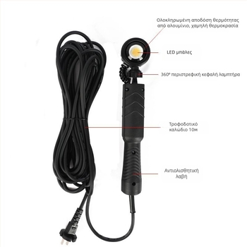 Unique προβολέας με ευρύ γωνιακό πεδίο και υψηλή φωτεινότητα για εσωτερικό φωτισμό γωνιών