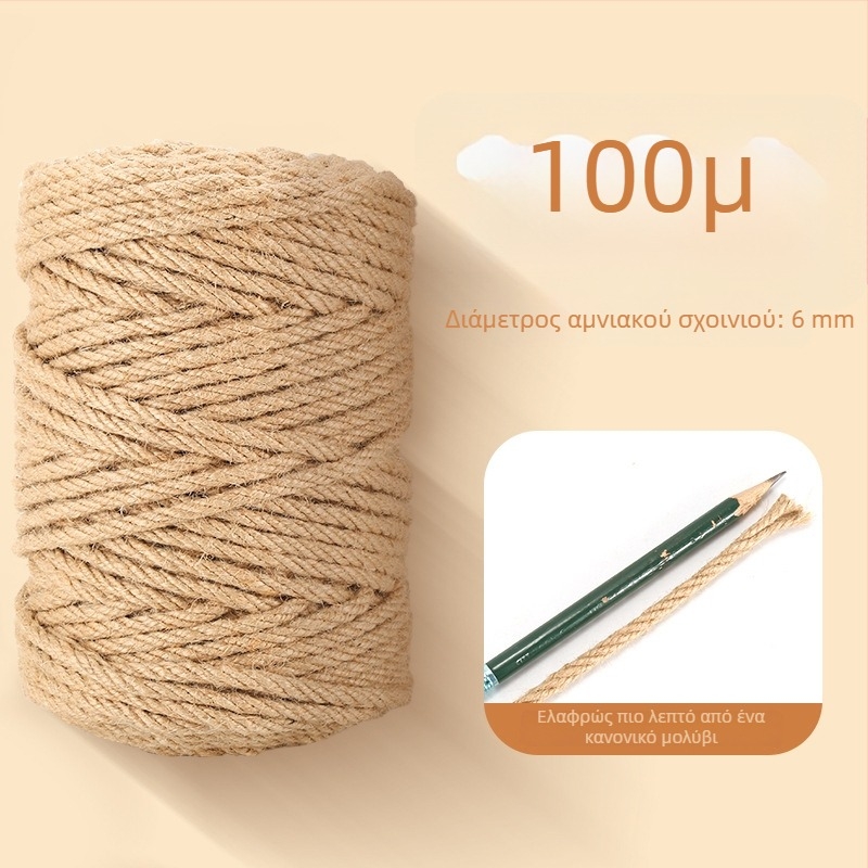 DIY πόστο γρατσουνίσματος γάτας με σχοινί από σισάλ – πλατφόρμα ανάβασης, ανθεκτικό στις γρατσουνιές, γλυκό στυλ, Pillar Bird