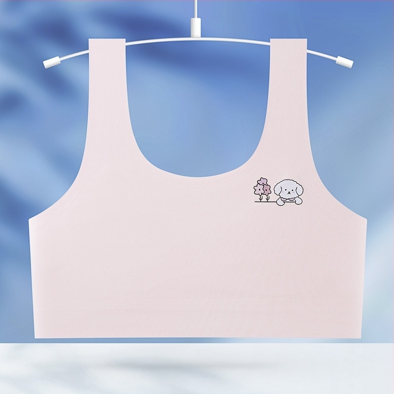 Σουτιέν χωρίς ραφές για κορίτσια εφήβους, νάιλον 80–90% περιεκτικότητα, για παιδιά άνω των 8 ετών, άνοιξη-καλοκαίρι-φθινόπωρο