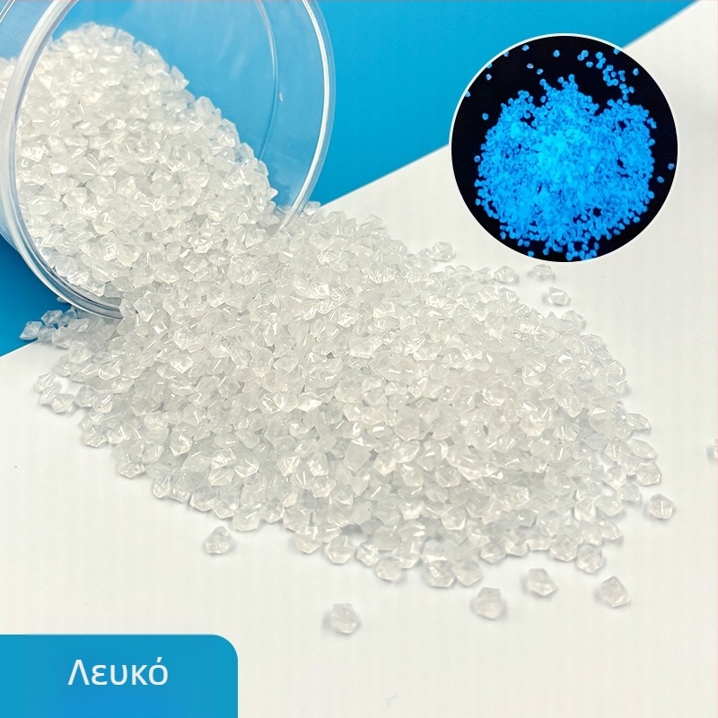 Φωτεινή άμμος και χαλικάκια για κήπο και ενυδρείου τοπίο – λαμπυρίζοντες βότσαλα και κυβόλιθοι, 25 kg, συσκευασία 200 τεμάχια, μάρκα Jibiao, Landstone, προέλευση Yiwu