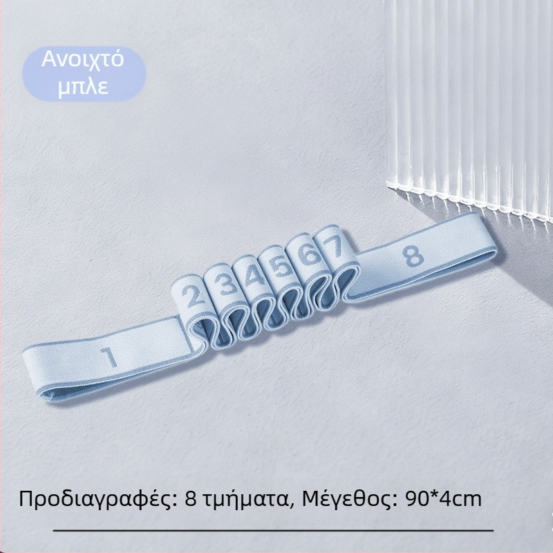 Ιμάντας αντίστασης για χορό με 8/10/12 ενότητες, ζώνη γυμναστικής για τη μέση και τα πόδια, πολυεστέρας και λατέξ, Lixiang