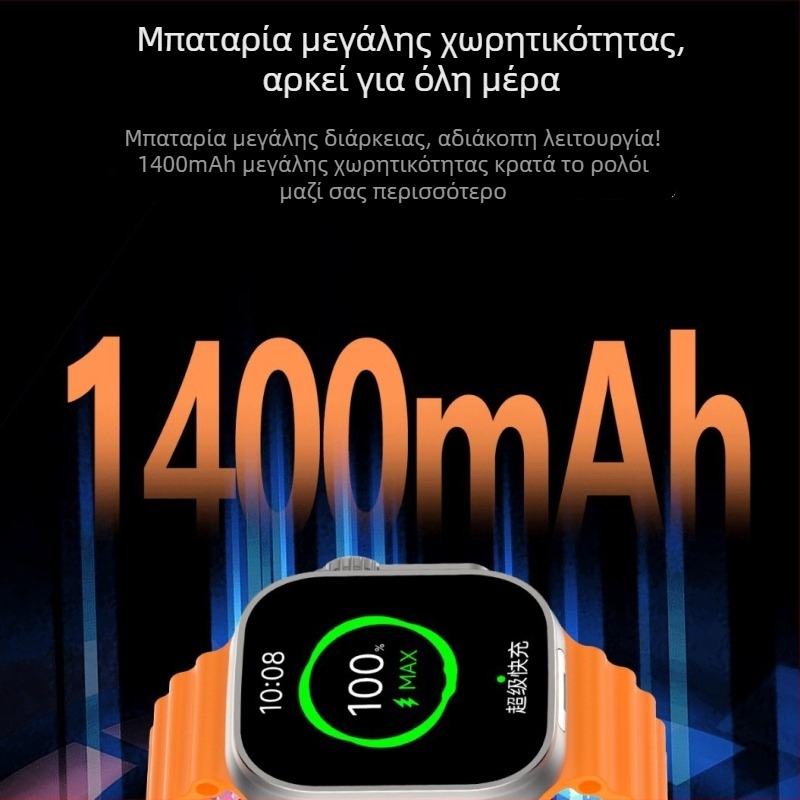 Έξυπνο ρολόι με αναγνώριση δακτυλικού αποτυπώματος, θύρα SIM, οθόνη AMOLED, ανίχνευση οξυγόνου αίματος, αδιάβροχο