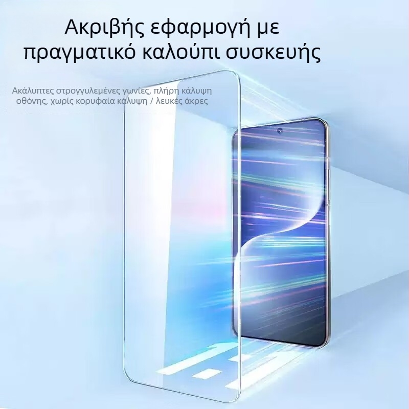 Θερμαινόμενο γυάλινο προστατευτικό οθόνης προσώπου για iPhone 13 Pro, 14 Pro, 14 Pro Max – Υψηλή Ευκρίνεια, Anti-Spy, Anti-Drop, Anti-Burst, Γρήγορη Εφαρμογή
