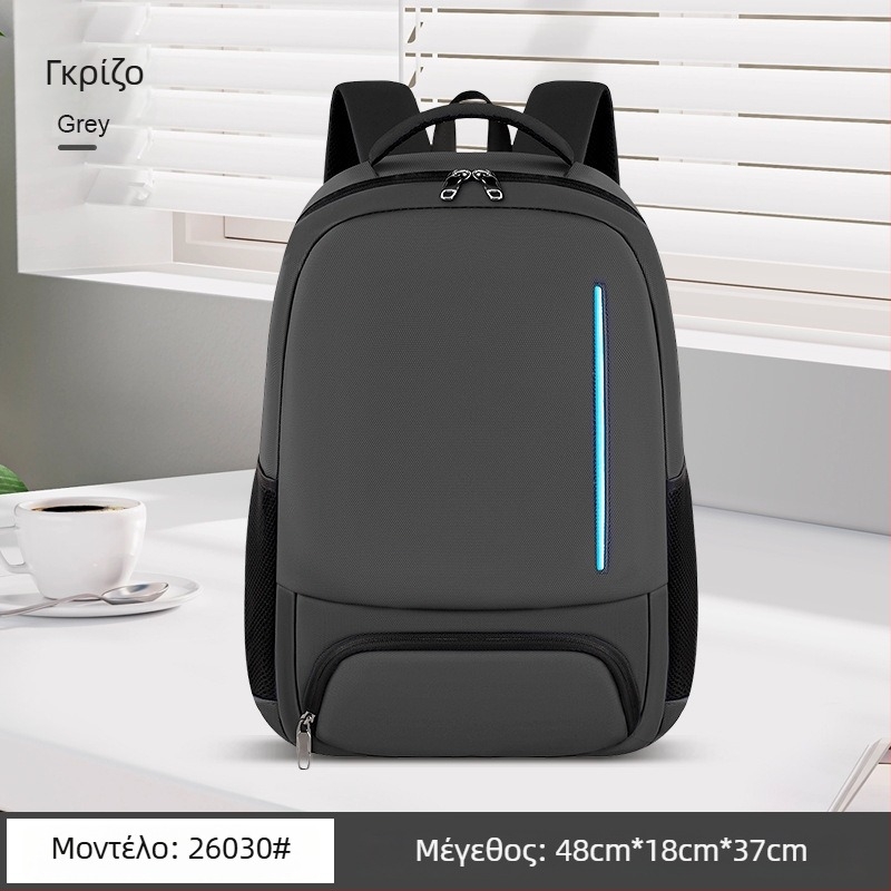 Unisex επαγγελματική τσάντα πλάτης για φορητό υπολογιστή, PU δέρμα, αδιάβροχη, επεκτειόμενη, 20–35 L, κατάλληλη για 16 ιντσών φορητό υπολογιστή