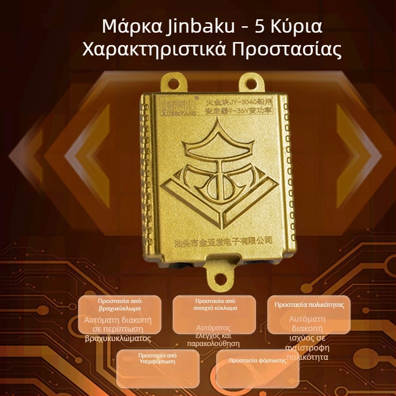 Μπαλάστ λάμπας Xenon 12V/24V – ρυθμιζόμενη ισχύς, 400W, αλουμινίου κράμα, για οχήματα/πλοία, γρήγορη εκκίνηση, κάμπινγκ, σπηλιές, νυχτερινό ψάρεμα, περιπολία