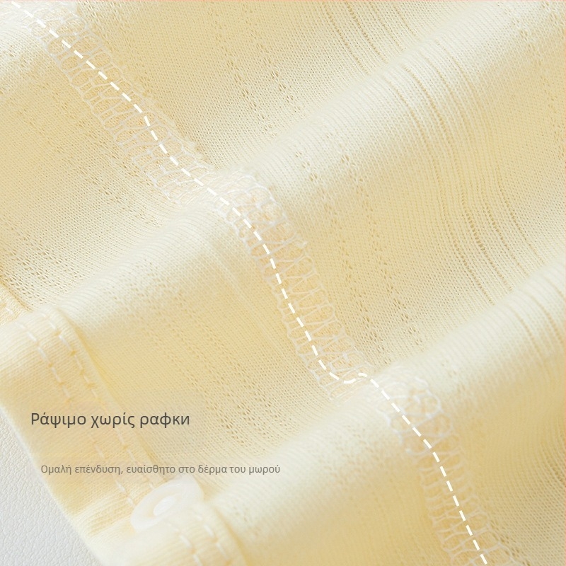 Παιδικό ολόσωμο βαμβακερό ρούχο ύπνου με μοτίβο ζωών σε καρτούν, μακριά μανίκια, unisex, για ηλικίες 1–3 ετών