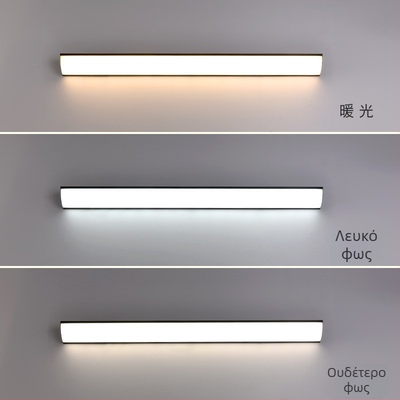 LED μακρύ τοίχου φωτιστικό, επιφανειακή τοποθέτηση σε δεξιά γωνία, τρίγωνος σχεδιασμός, PVC σκιά, 220V, βάση E40, συνδεδεμένο με Tmall Elf