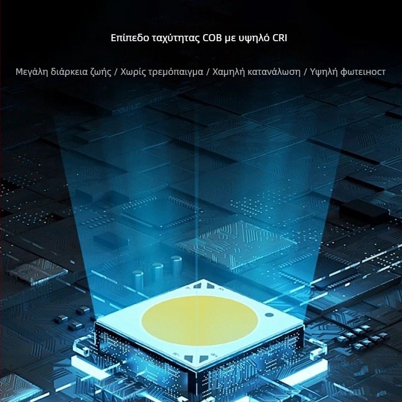 LED κάμπινγκ λαμπτήρας με ισχυρή μαγνητική βάση, 6W, επαναφορτιζόμενη μπαταρία 1200mAh, φορητό εξωτερικό φως