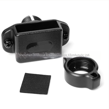 Αυτοκινητικό στήριγμα για ενδοεπικοινωνία με προσαρμογέα και πίσω κλιπ — καθολικός κάτοχος κινητού, αντίσταση σε πτώσεις, χωρίς μπαταρία, εμβέλεια 1,5–3 χλμ