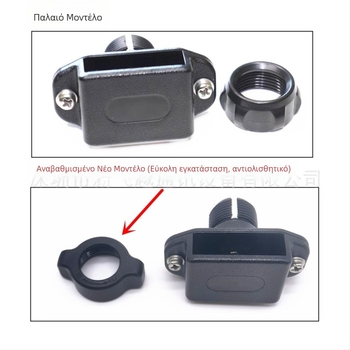 Αυτοκινητικό στήριγμα για ενδοεπικοινωνία με προσαρμογέα και πίσω κλιπ — καθολικός κάτοχος κινητού, αντίσταση σε πτώσεις, χωρίς μπαταρία, εμβέλεια 1,5–3 χλμ