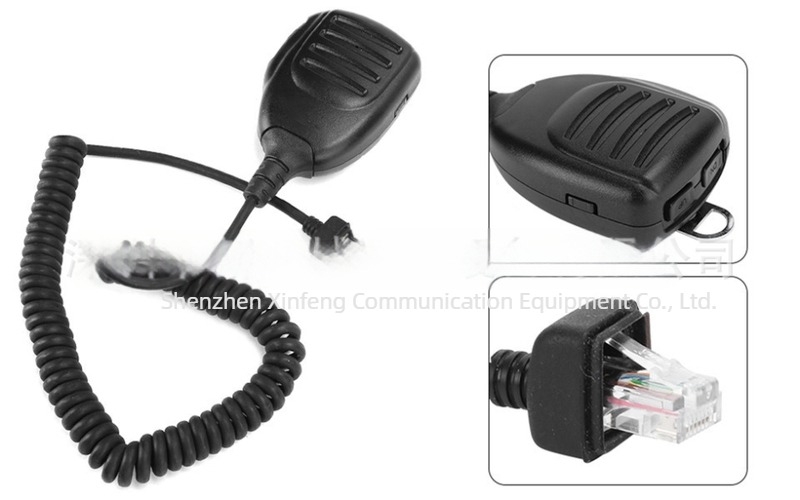 YIDATON HM152 χέρι-μικρόφωνο για οχηματικές ραδιοφωνικές μονάδες, συμβατό με F5011, F6011/F6021, F6121, F6061 και IC3600; επικοινωνία χωρίς κάρτα