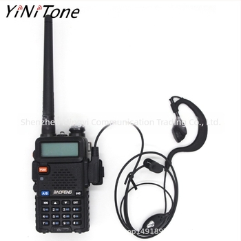 Walkie-Talkie headset με roll-wire ακουστικό βραχίονιο, αντιολισθητικός σχεδιασμός, εμβέλεια 3–5 χλμ, καλώδιο 80 cm