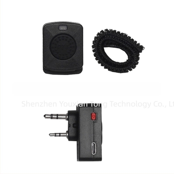 Walkie-Talkie Bluetooth ακουστικό με διπλή υποδοχή τύπου Κ, εμβέλεια έως 1,5 χλμ, μπαταρία λιθίου, λειτουργία αντιπαρεμβολής