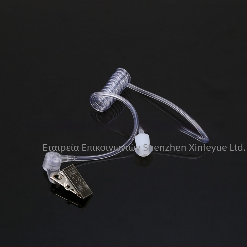 Walkie-Talkie ακουστικό αεραγωγό – αξεσουάρ, YIDATON μονό σωληνάκι με κλιπ, χωρίς ακτινοβολία