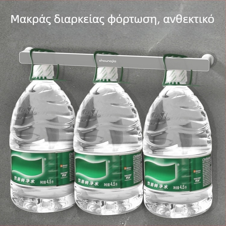 Πλαστική κρεμάστρα πετσετών τοίχου, χωρίς διάτρηση, οργανωτής μπάνιου