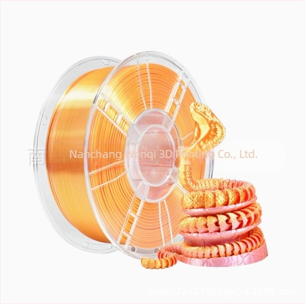 Brocade PLA μετάξι διχρωμία και τριχρωμία για 3D εκτύπωση υψηλής ταχύτητας, διάμετρος 1.75 мм