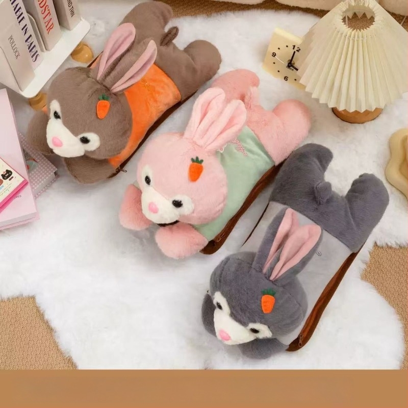 Επαναφορτιζόμενη φιάλη ζεστού νερού με καρτούν σχέδιο, ηλεκτρικός θερμαντήρας ανθεκτικός σε εκρήξεις, θήκη από βελούδινο ύφασμα με φερμουάρ για θέρμανση χεριών, αποσπώμενο και πλένεται, Corduroy, μοντέλο Double Hands, 220V, 500W, Μέθοδος θέρμανσης: Φόρτιση