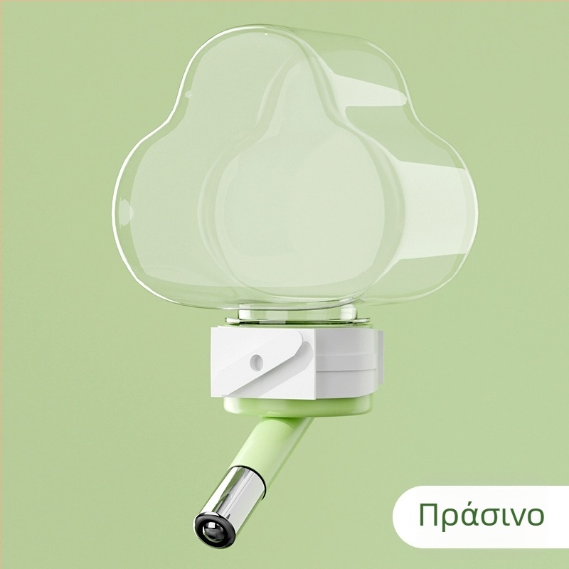 Μπουκάλι νερού για χάμστερ με κύλινδρο ποτίσματος, αυτόματο, διαφανές, χωρίς διαρροές (Υλικό: PP+PC+Ανοξείδωτος χάλυβας; Προέλευση: Shandong; Μάρκα: Chengxi; Αριθμός προϊόντος: Cloud Water Bottle)