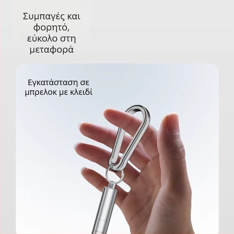 Πολυλειτουργικό εργαλείο για κινητά τηλέφωνα: βελόνα εξαγωγής SIM καρτών από κράμα αλουμινίου, στυλό καθαρισμού ακουστικών και βούρτσα θήκης SIM/μπαταρίας