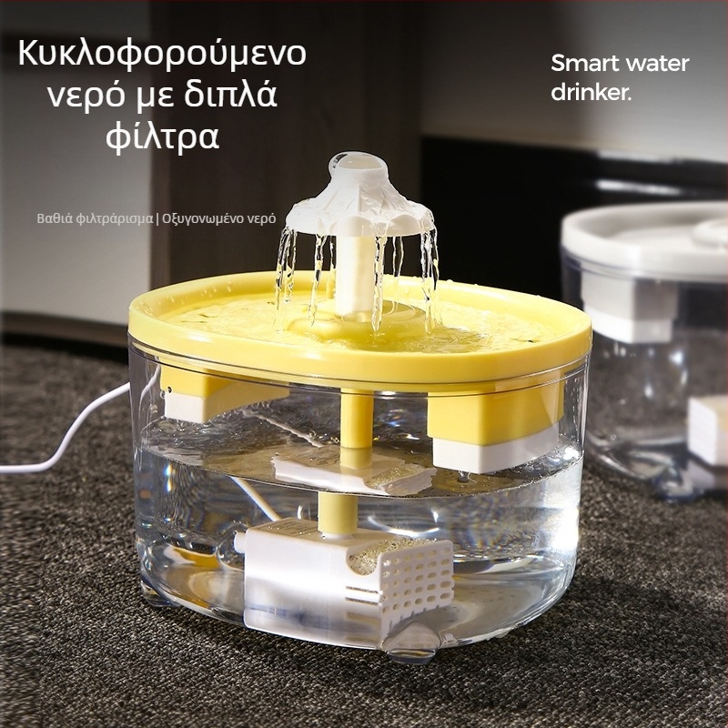 Αυτόματος διανομέας νερού για γάτες με έξυπνο πλαστικό σχεδιασμό της Ha Dog Pet