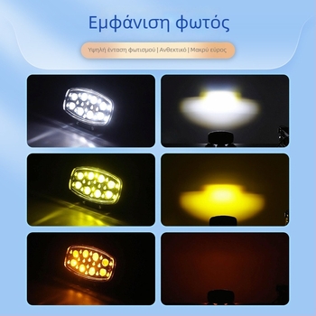 Φωτιστικό οδήγησης υψηλής ισχύος για εκτός δρόμου οχήματα με Angel Eye (Υλικό: κράμα αλουμινίου; Θέσεις εγκατάστασης: grille, μπροστινός προφυλακτήρας, μπροστινό καπό, οροφή; Τύπος φωτισμού: Angel Eye Headlight; Συμβατά οχήματα: αυτοκίνητα, φορτηγά, μοτοσι