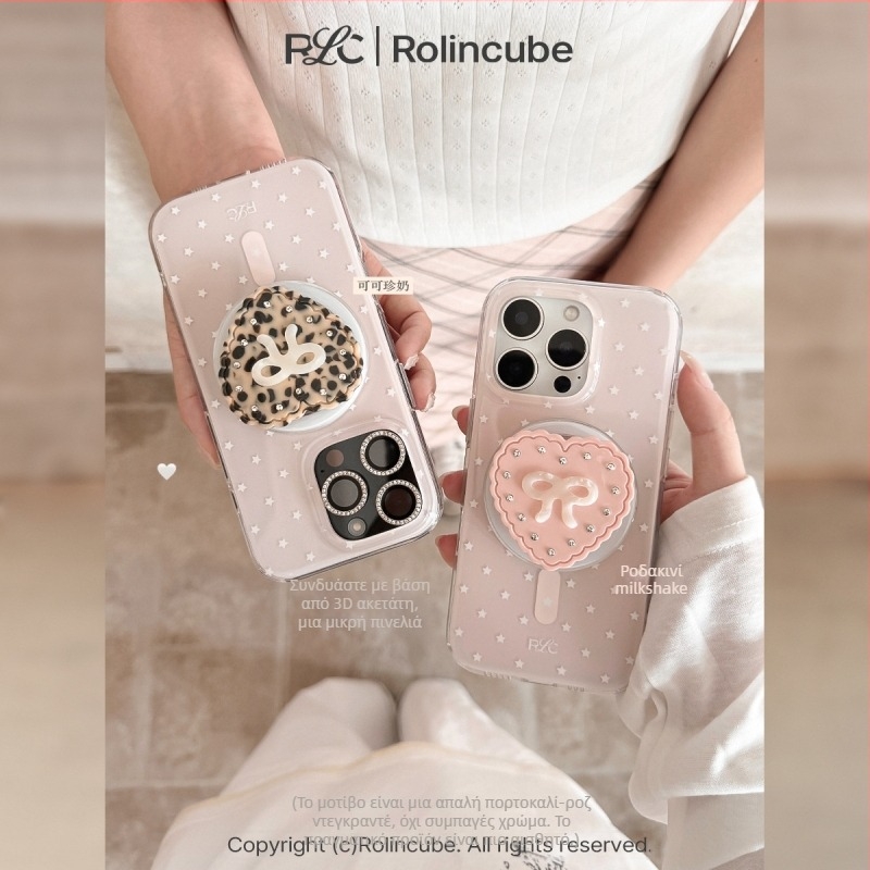 Rolincube Πρωτότυπη θήκη για Apple iPhone 16 Pro Max με μαγνητικό MagSafe και σχέδιο με αστέρι