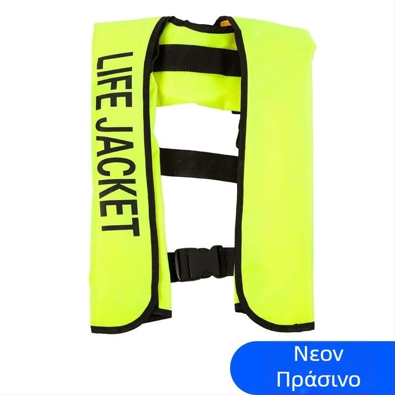 Yasian αυτόματη φουσκωτή σωσίβιο για ενήλικες, φορητή, υψηλή πλευστότητα, θαλάσσια επαγγελματική ένδυση, μοντέλο CY-150N