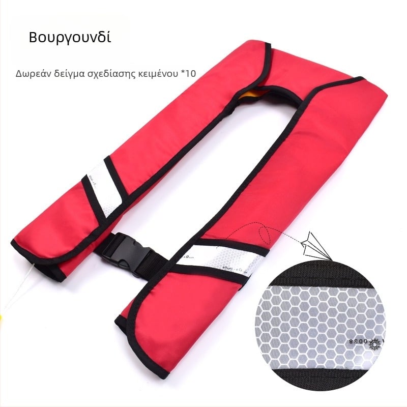 Yasian αυτόματη φουσκωτή σωσίβιο για ενήλικες, φορητή, υψηλή πλευστότητα, θαλάσσια επαγγελματική ένδυση, μοντέλο CY-150N