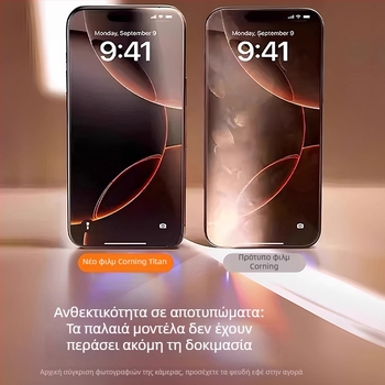 HBQ προστατευτικό οθόνης από θερμοκρατούμενο γυαλί για iPhone 14 Pro Max – αντι-ανακλαστικό, προστασία οθόνης