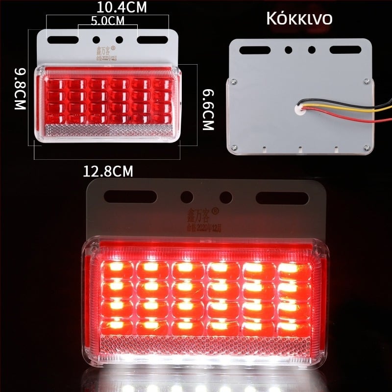 Xin Wanke LED πίσω φανάρι φορτηγού - λαμπτήρας με πολλά LED για retrofit