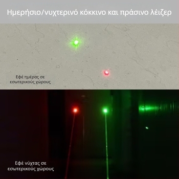 Πράσινο λέιζερ σκοπευτικό με χαμηλό προφίλ σφιγκτήρα σωλήνα, αντισεισμικό, ρύθμιση σε δύο άξονες