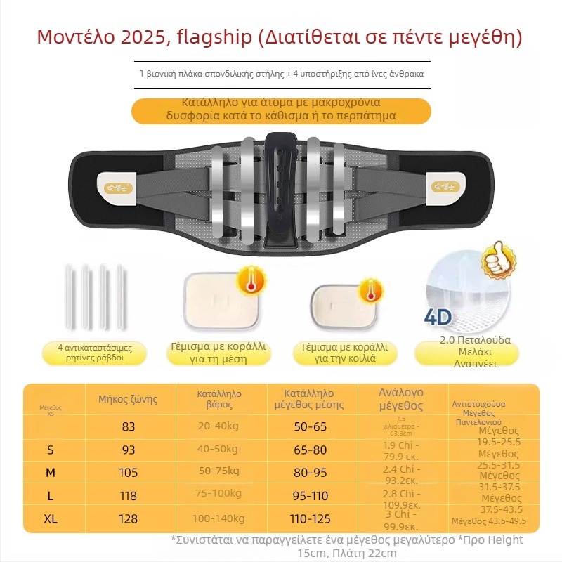 Dr. Song Latex Ζώνη Προστασίας Μέσης — Universal Fit, Για Γιόγκα και Τρέξιμο