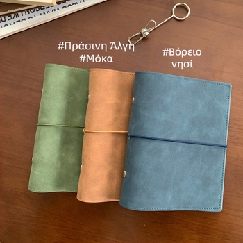 Τετράδιο με αποσπώμενα φύλλα, κενές εσωτερικές σελίδες, σελίδες από χαρτί, φορητό