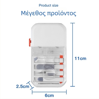 Q14 14‑σε‑1 πολυχρηστικό σετ καθαρισμού για πληκτρολόγια, στυλό καθαρισμού για ακουστικά Bluetooth και οθόνες κινητών