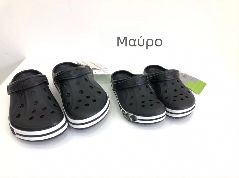 Crocs σανδάλια EVA για άνδρες και γυναίκες, Baotou στυλ, φαρδιά σόλα 2–3 εκ, γρήγορο στέγνωμα, αναπνοή