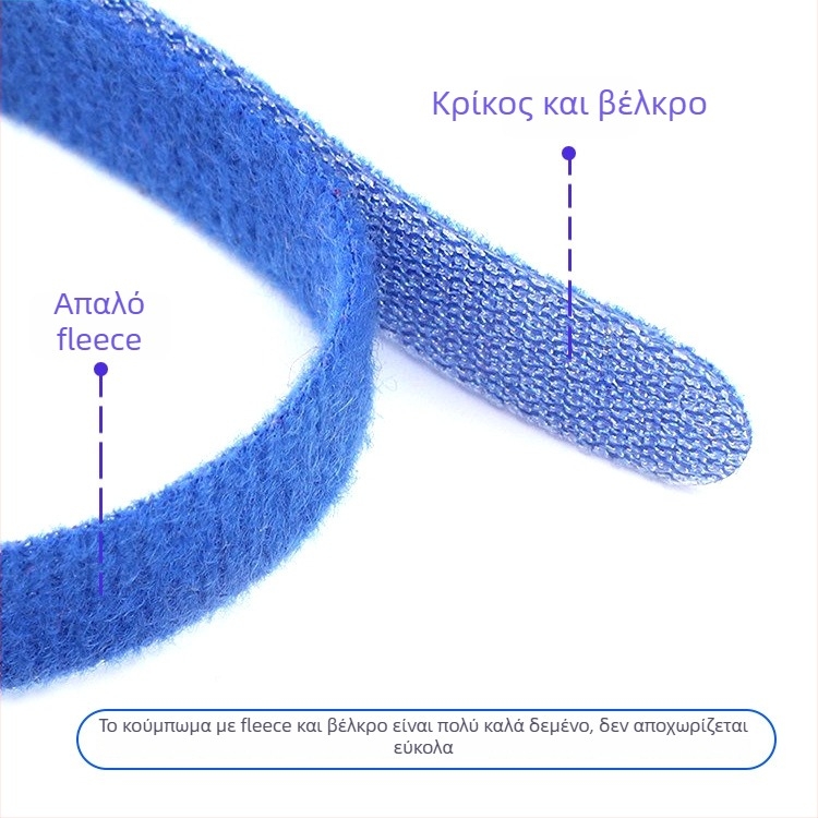 Κολάρο σκύλου με Velcro για ταυτοποίηση — Τύπος: Velcro Strap; Υλικό: Νάιλον; Μείγμα: Νάιλον + Πολυεστέρας; Μάρκα: Easy Buckle; Κατάλληλο για ιμάντες, δέσμες και βιομηχανική χρήση