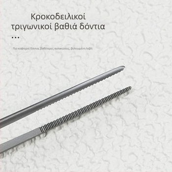 Ανοξείδωτες τσιμπίδες καθαρισμού αυτιού από ανοξείδωτο ατσάλι με σχεδιασμό πιστολοειδούς αγκώνα, αντιολισθητική λαβή και οδοντωμένες άκρες — εργαλείο αφαίρεσης κεριού από το αυτί και ξένων αντικειμένων, Little Plum