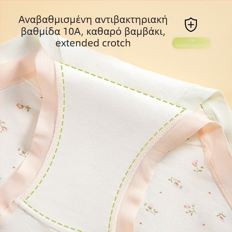 Γυναικείο εσώρουχο εγκυμοσύνης, βαμβακερό ύφασμα, καβάλος από βαμβάκι, χαμηλή μέση, στήριξη κοιλιάς, αναπνεόμενο