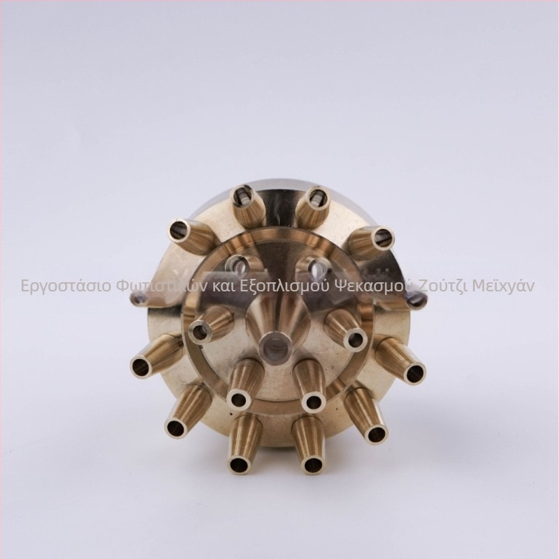 Ακροφύσιο λουλουδιού από ορείχαλκο, μη ρυθμιζόμενο, με τρία επίπεδα, για κήπους και υδάτινα τοπία