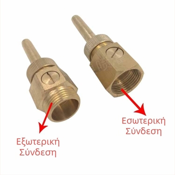 Προγραμματιζόμενο ακροφύσιο φοντάν — ορείχαλκος, με βαλβίδα, καθολική ευθεία δέσμη, καθαρή δέσμη, Meihuan